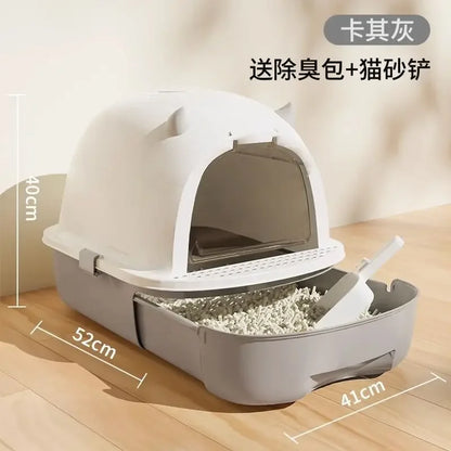 Semi-open Litter Box